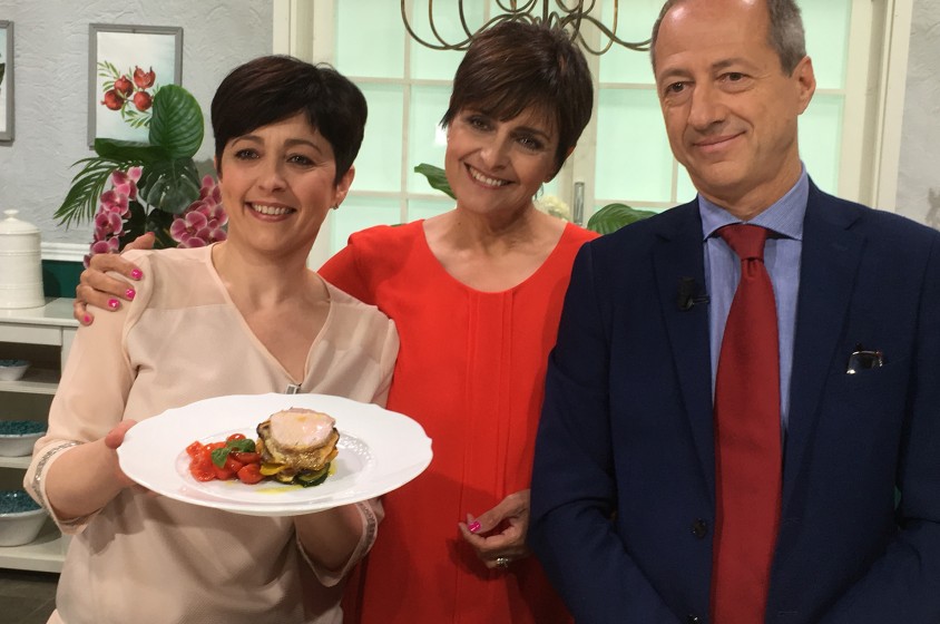 Pi&ugrave; sfoglie di arista e verdure