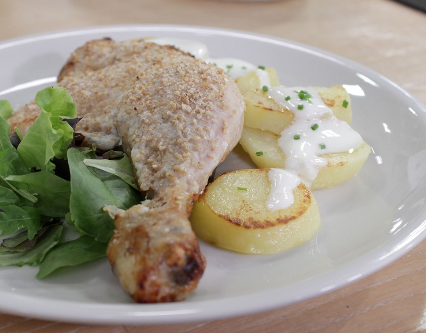 Pollo marinato al sesamo