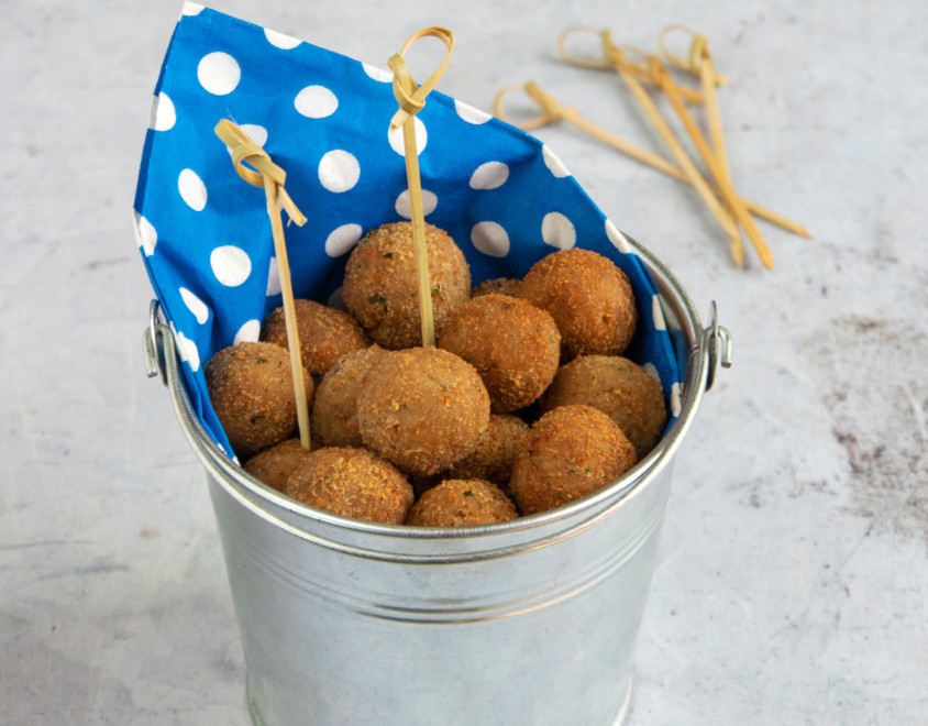 Polpettine di tonno alle erbe