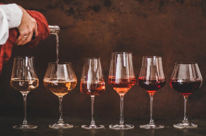 La scelta del bicchiere da vino
