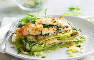Lasagne spinaci e salmone