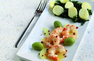 Gamberoni al bergamotto