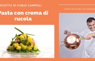 Spaghetti alla rucola e pompelmo rosa
