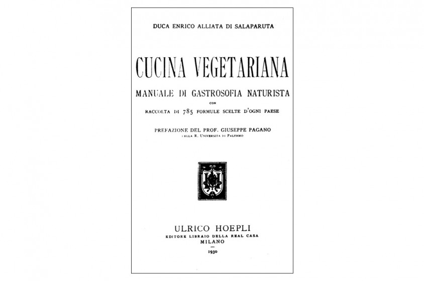 Il primo libro di cucina vegetariana d’Italia