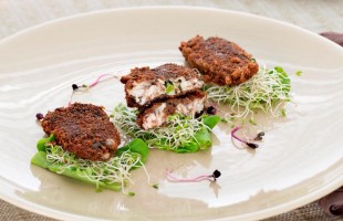 Alici filanti al cacao e peperoncino