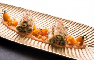 Involtini di pesce spada piccanti al latte di cocco 