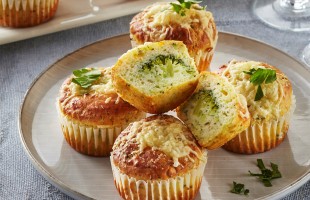 Muffin ai broccoli senza glutine