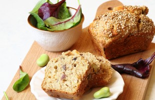 Plumcake provola e funghi secchi