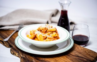 Li rigatoni co&rsquo; la pajata