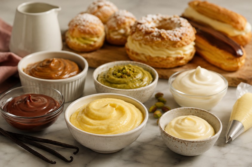 I derivati della crema pasticcera