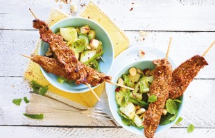 Spiedini teriyaki al sesamo 