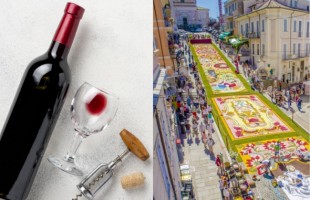 E bevo fiori e vino