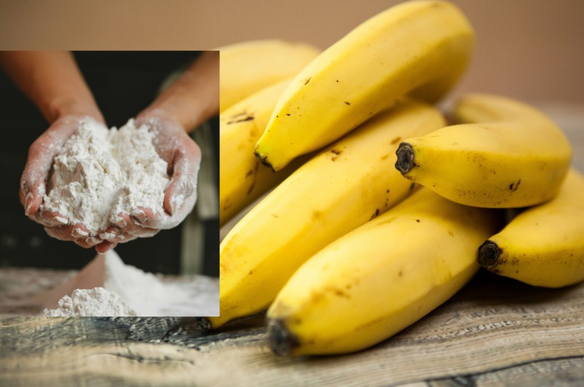 La farina di bucce di banane