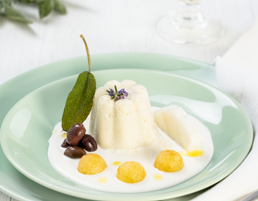 Panna cotta al baccal&agrave;