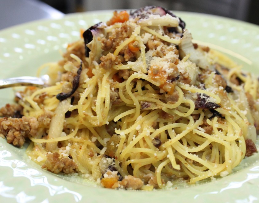 Tagliolini al rag&ugrave; di fagiano