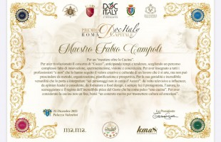 Fabio Campoli al Premio DOC Italy