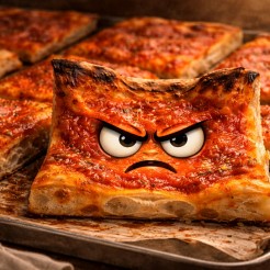 Nostalgia di pizza rossa