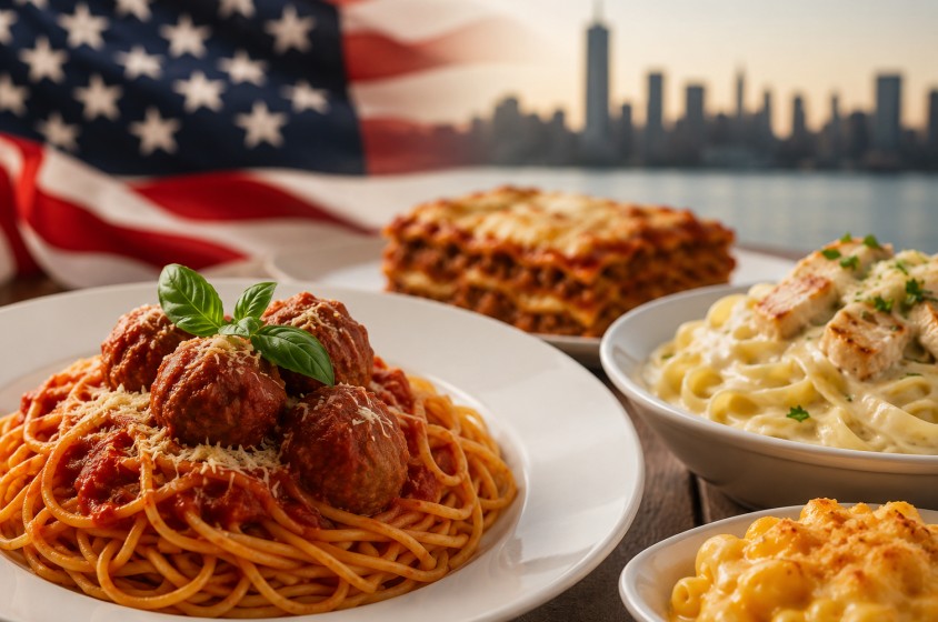 La pasta italiana vista dagli USA
