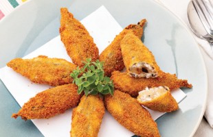 Sandwich di alici e patate