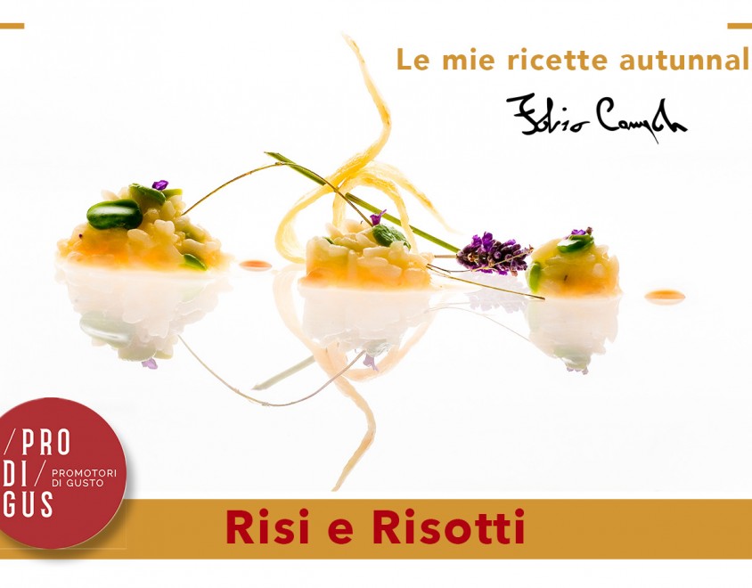 Risotto al radicchio variegato e stracciatella alla romana