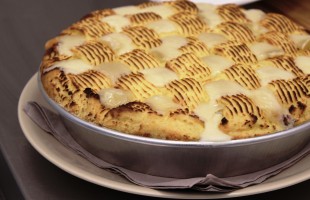 Torta di patate, fontina e verdure 