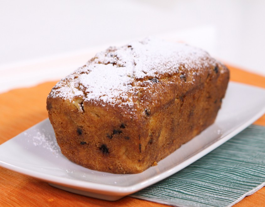 Plumcake pere e cioccolato